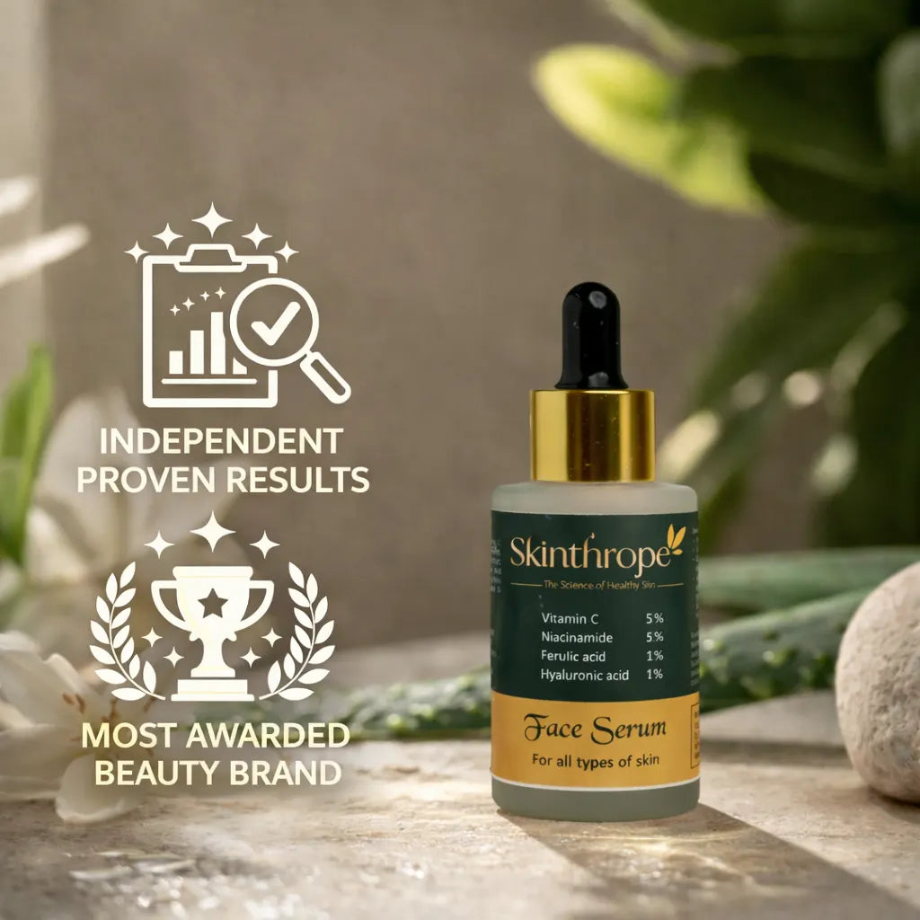 Brightening Face Serum: 5% Vitamin C & 5% Niacinamide | 30ml