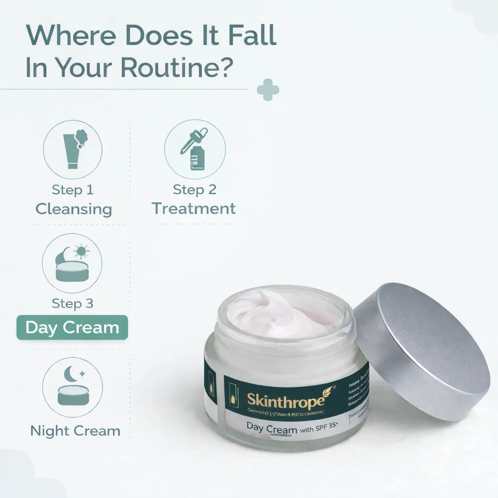 Moisturizing Day Cream with SPF 35+ | Glow + Sun Protection | 50gm