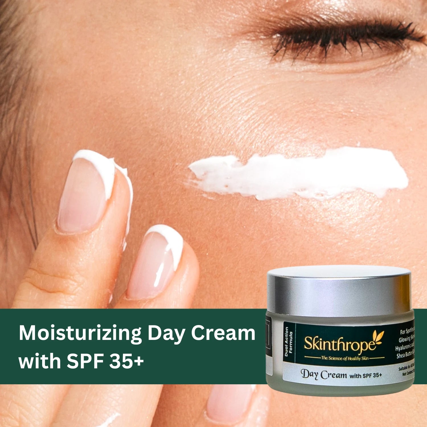 Moisturizing Day Cream with SPF 35+ | Glow + Sun Protection | 50gm
