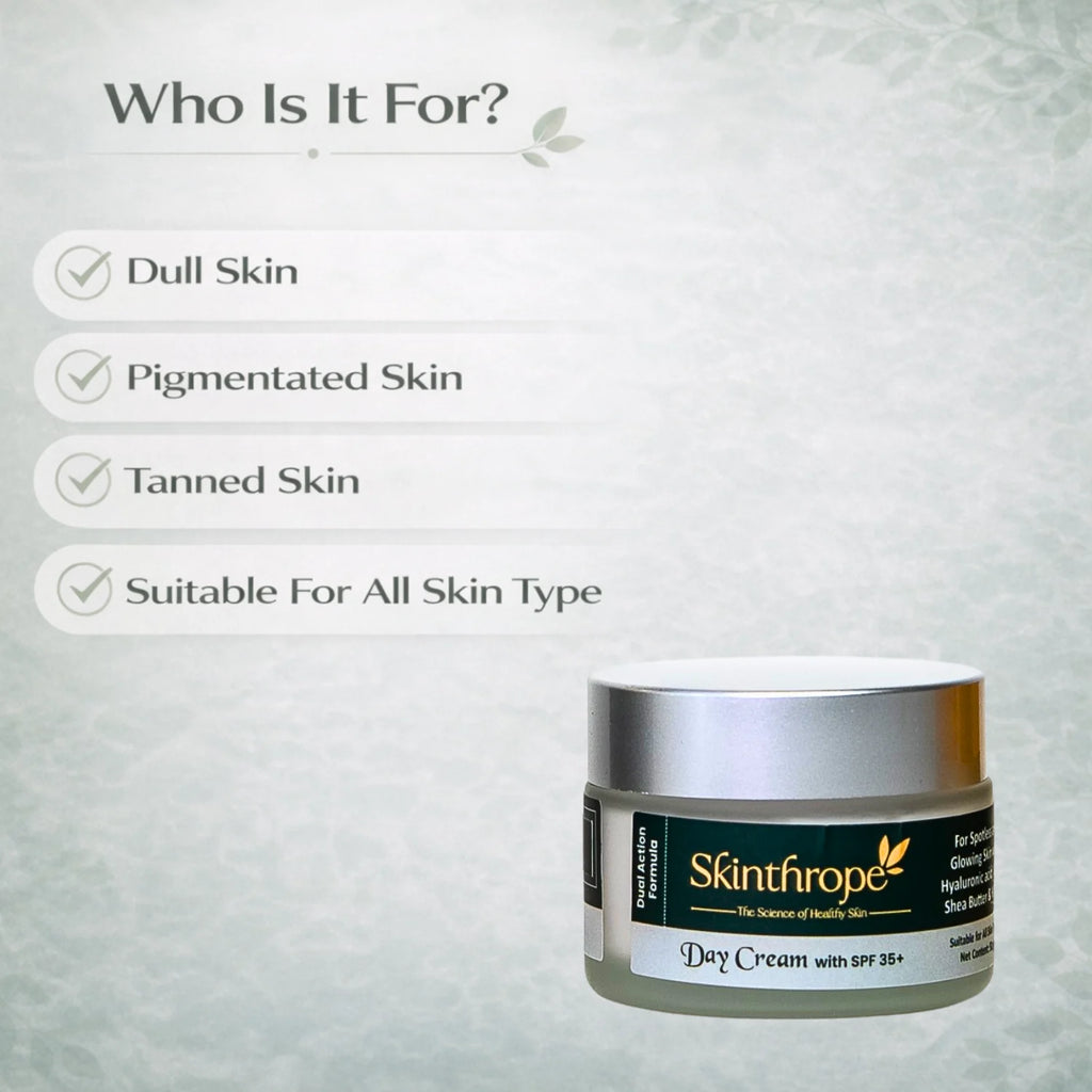 Moisturizing Day Cream with SPF 35+ | Glow + Sun Protection | 50gm