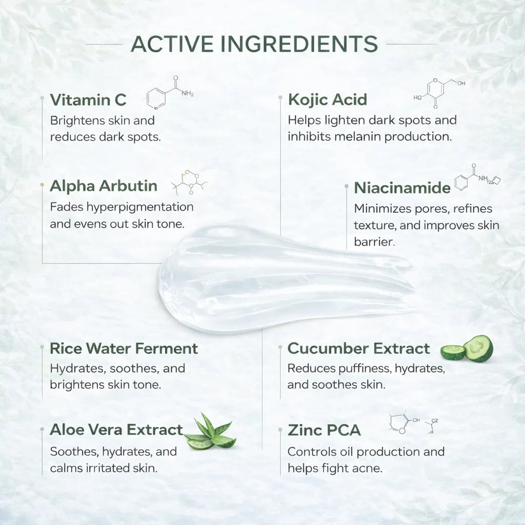 Instant Glow Moisturizing Face Wash | With Vitamin C, Alpha Arbutin & Kojic Acid | 100ml