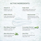 Instant Glow Moisturizing Face Wash | With Vitamin C, Alpha Arbutin & Kojic Acid | 100ml