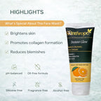 Instant Glow Moisturizing Face Wash | With Vitamin C, Alpha Arbutin & Kojic Acid | 100ml
