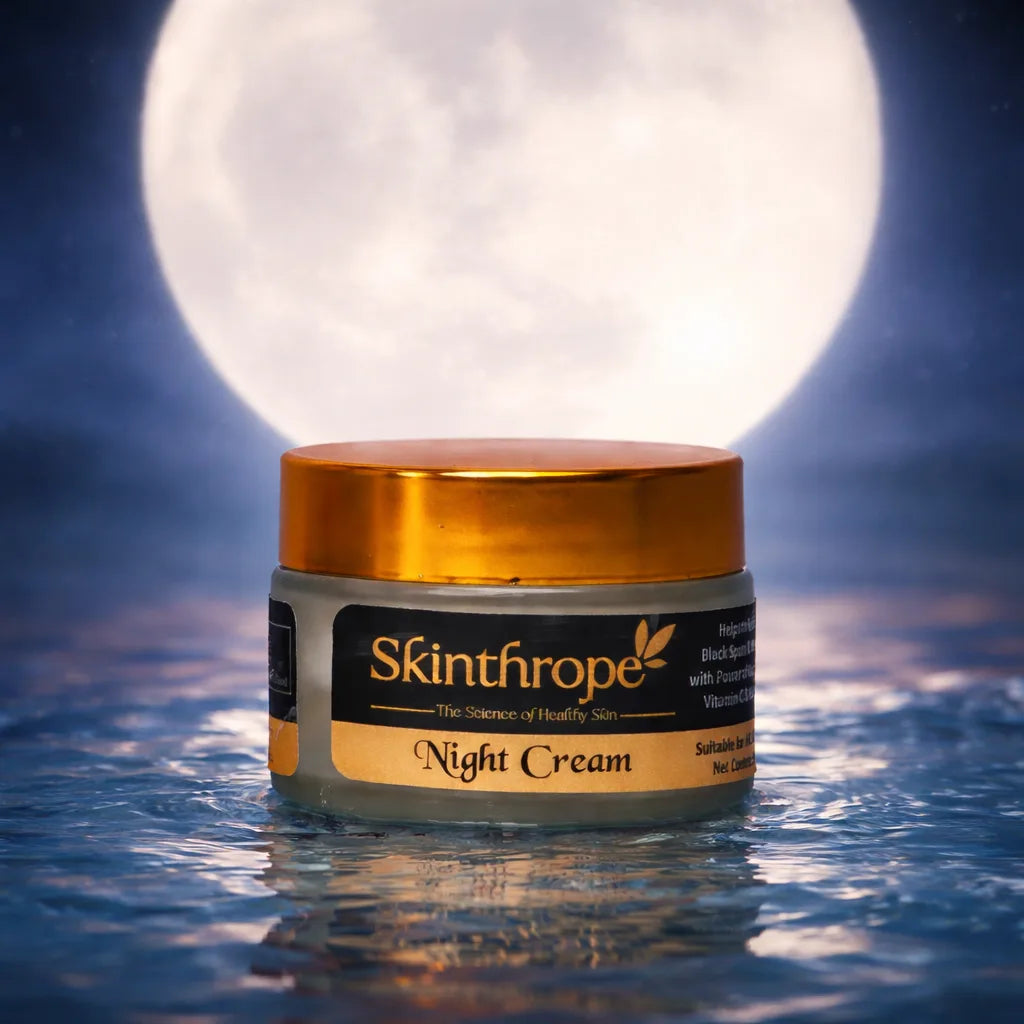 Night Cream with Pure Kumkumadi Oil, Vitamin C, and Kojic Acid | 50gm