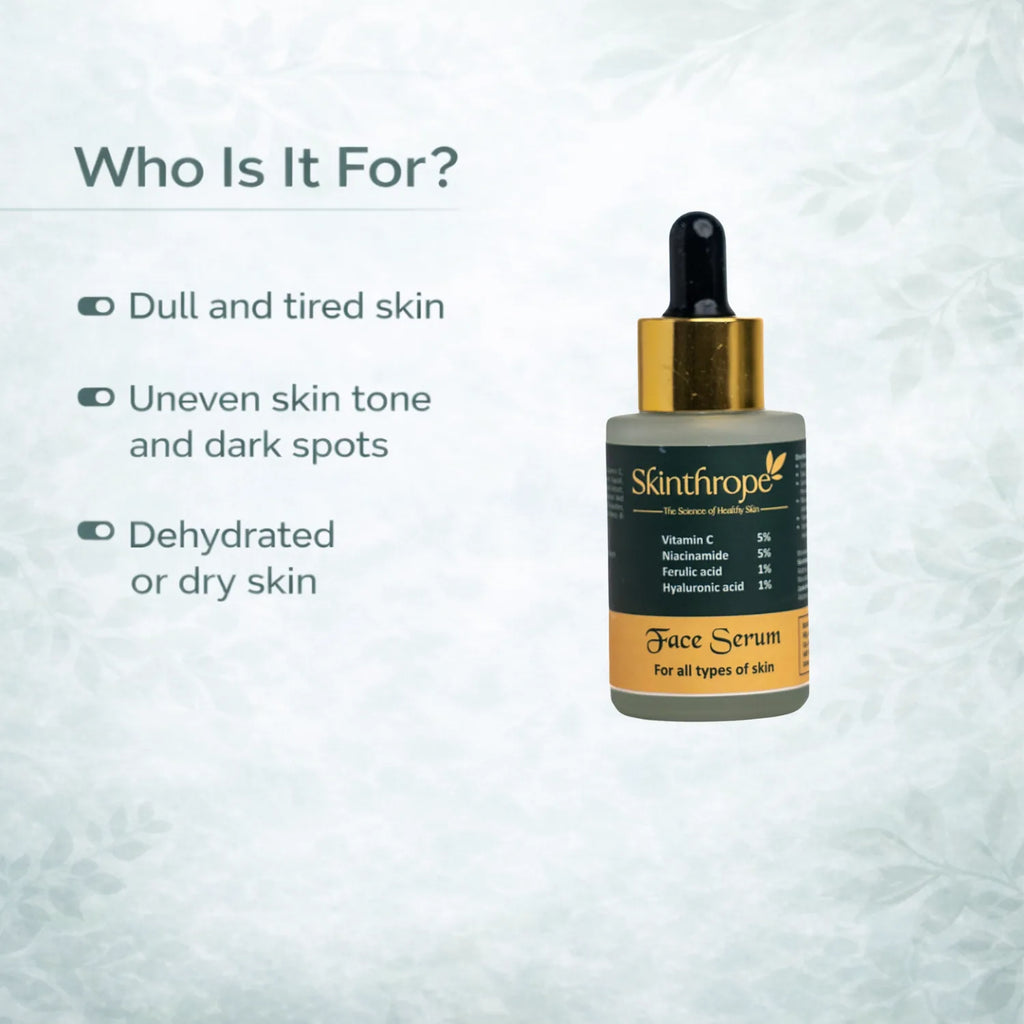 Vitamin C Brightening & Hydration Serum | For 24h Glow & Even Skin Tone | 30ml